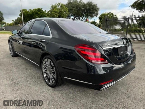2020 Mercedes-Benz S-Class S 560 with VIN W1KUG8DB7LA559539, listed as a Copart auction lot 85827794 with 26,014 mi miles and Non Repairable. Bid and sale history available at carsss.com. Image 2.