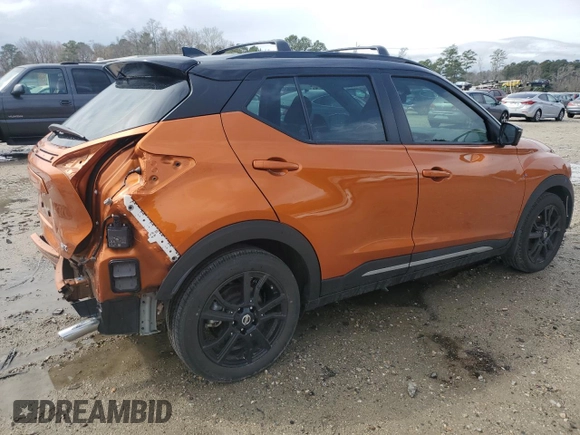 2021 Nissan Kicks SR with VIN 3N1CP5DV8ML559898, listed as a Copart auction lot 48545595 with 31,822 mi miles and Salvage Title. Bid and sale history available at DreamBid. Image 3.