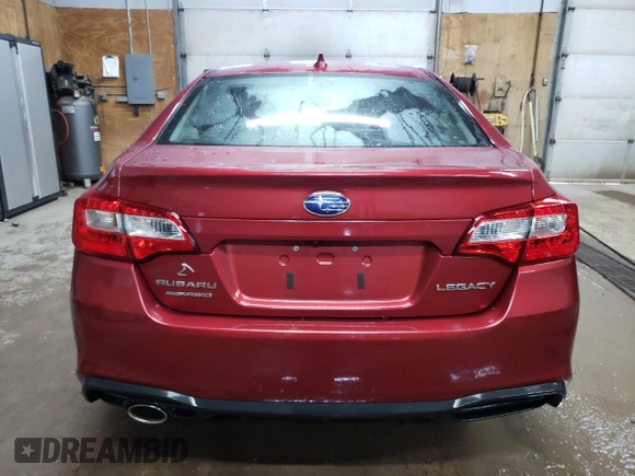 2018 Subaru Legacy Premium with VIN 4S3BNAF69J3031033, listed as a Copart auction lot 56477085 with 40,852 mi miles and Salvage title. Bid and sale history available at DreamBid. Image 6.