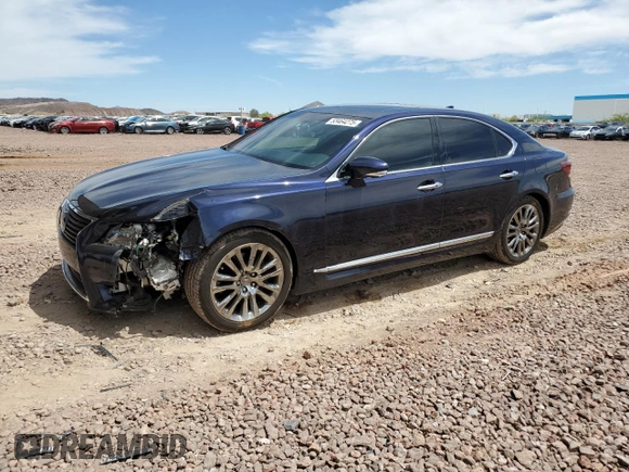 2017 Lexus LS with VIN JTHBL5EF7H5145429, listed as a Copart auction lot 53464275 with 101,142 mi miles and Salvage Title. Bid and sale history available at carsss.com. Image 1.