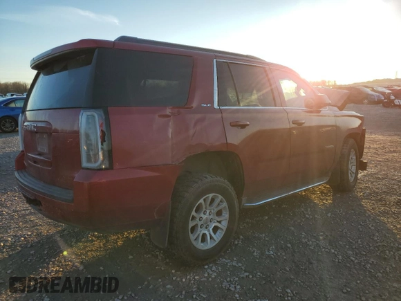 2015 GMC Yukon SLE with VIN 1GKS2AKC2FR190537, listed as a Copart auction lot 87075244 with 244,267 mi miles and Salvage Title. Bid and sale history available at carsss.com. Image 3.