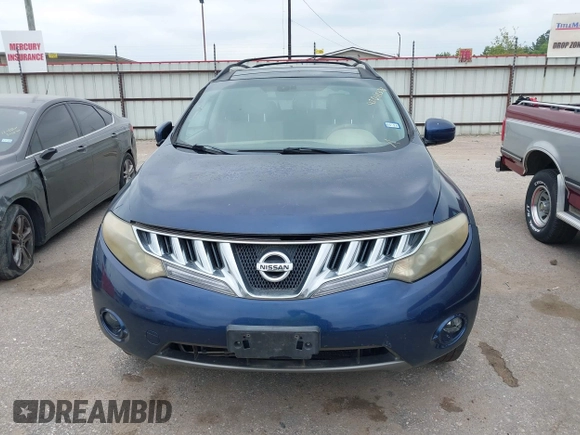 2009 Nissan Murano S with VIN JN8AZ18UX9W004840, listed as a IAAI auction lot 42040378 with 150,667 mi miles. Bid and sale history available at carsss.com. Image 6.
