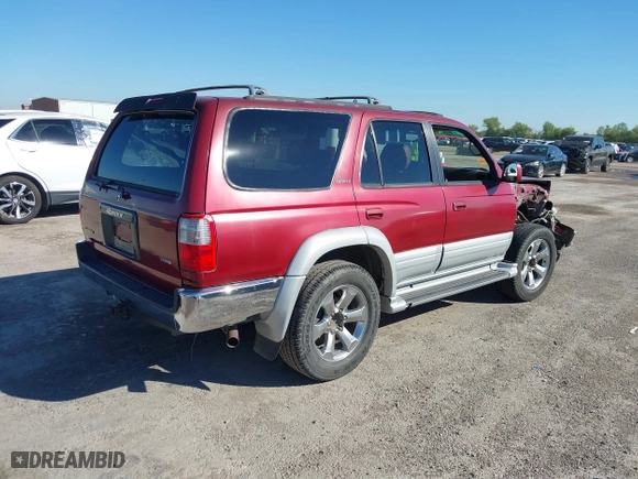 1997 Toyota 4Runner Limited with VIN JT3GN87RXV0043193, listed as a IAAI auction lot 40449985 with 210,983 mi miles. Bid and sale history available at carsss.com. Image 4.