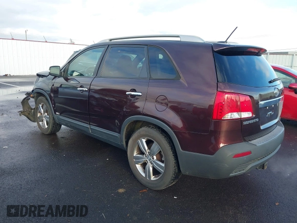 2012 Kia Sorento EX with VIN 5XYKUDA67CG307073, listed as a IAAI auction lot 41134667 with 120,615 mi miles. Bid and sale history available at carsss.com. Image 3.