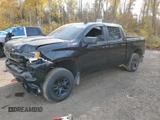 2022 Chevrolet Silverado 1500 LT Trail Boss with VIN 3GCUDFED4NG525165, listed as a Copart auction lot 77381464 with 49,349 mi miles and Salvage Title. Bid and sale history available at DreamBid. Image 1.