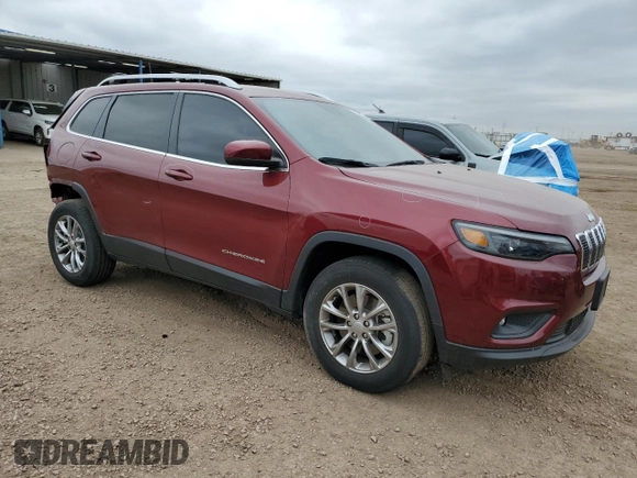 2021 Jeep Cherokee Latitude Lux z VIN 1C4PJMMX8MD166792, wystawiony jako Copart lot #62931925 z przebiegiem 21 669 mil mil oraz Szkoda całkowita • Salvage title. Historia ofert i sprzedaży dostępna na DreamBid. Obrazek 4.