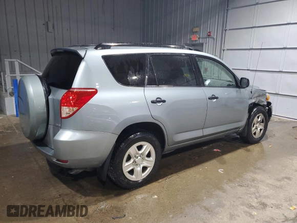 2007 Toyota RAV4 with VIN JTMBK35V775018260, listed as a Copart auction lot 85112334 with 85,365 mi miles and Salvage Title. Bid and sale history available at carsss.com. Image 3.