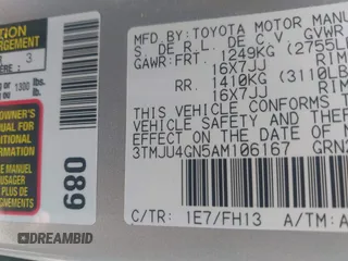 2010 Toyota Tacoma PreRunner with VIN 3TMJU4GN5AM106167, listed as a IAAI auction lot 42454443 with 53,407 mi miles and . Bid and sale history available at DreamBid. Image 9.