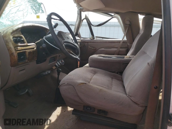 1997 Ford F-350 with VIN 1FTJW36F3VEA94191, listed as a Copart auction lot 56792665 with Not provided miles and Salvage title. Bid and sale history available at DreamBid. Image 7.