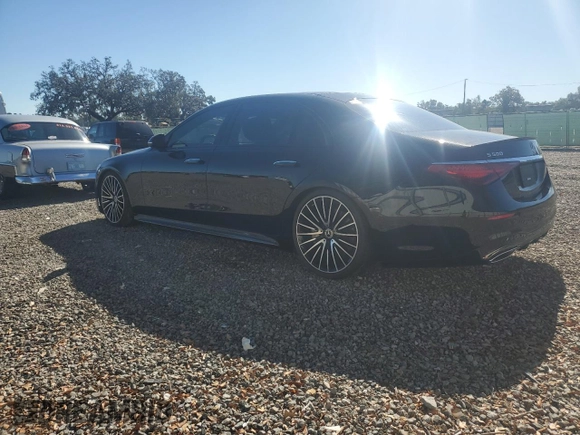 2023 Mercedes-Benz S-Class S 500 with VIN W1K6G6DB5PA174998, listed as a Copart auction lot 81356414 with 18,174 mi miles and Salvage Title. Bid and sale history available at carsss.com. Image 2.