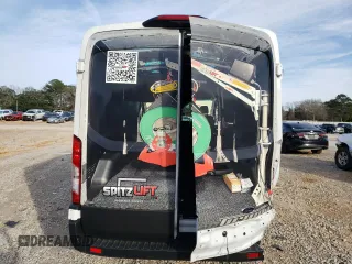 2023 Ford Transit Cargo with VIN 1FTBR1C86PKB77317, listed as a Copart auction lot 45195975 with 15,223 mi miles and Salvage Title. Bid and sale history available at DreamBid. Image 6.