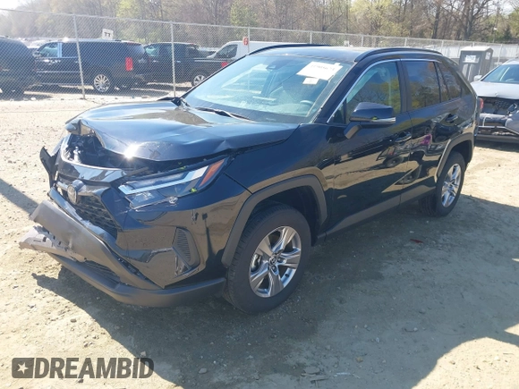 2023 Toyota RAV4 XLE with VIN 2T3W1RFV4PC237032, listed as a IAAI auction lot 41905673 with 13,733 mi miles. Bid and sale history available at carsss.com. Image 2.