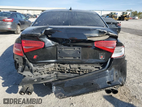 2014 Audi S4 Premium Plus with VIN WAUBGAFL2EA018817, listed as a Copart auction lot 53327765 with 66,619 mi miles and Salvage Title. Bid and sale history available at carsss.com. Image 6.