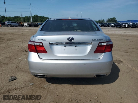 2008 Lexus LS 600h L with VIN JTHDU46F385003092, listed as a Copart auction lot 62096405 with 185,459 mi miles and Clean title. Bid and sale history available at DreamBid. Image 6.