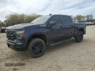 2022 Chevrolet Silverado 1500 Custom Trail Boss with VIN 3GCPDCEK9NG574548, listed as a Copart auction lot 50607135 with 66,370 mi miles and Clean Title. Bid and sale history available at DreamBid. Image 1.