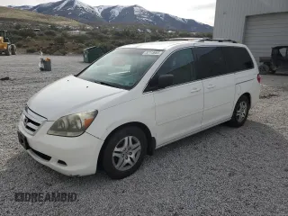2007 Honda Odyssey EX-L z VIN 5FNRL38687B135151, wystawiony jako Copart lot #52113965 z przebiegiem 175 650 mil mil oraz Szkoda całkowita • Salvage title. Historia ofert i sprzedaży dostępna na DreamBid. Obrazek 1.