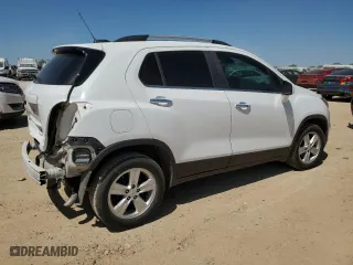 2020 Chevrolet Trax LT with VIN KL7CJLSB8LB040892, listed as a Copart auction lot 52601495 with 74,921 mi miles and Salvage Title. Bid and sale history available at carsss.com. Image 3.