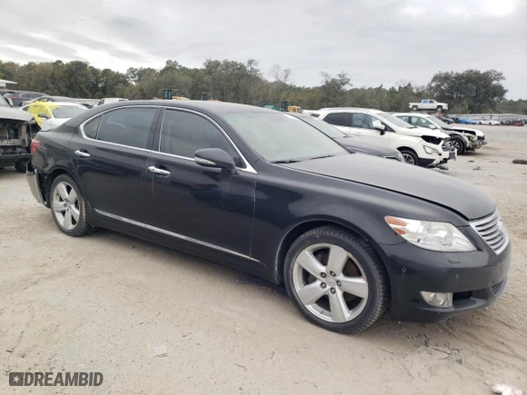 2011 Lexus LS 460 L with VIN JTHGL5EF6B5043150, listed as a Copart auction lot 45102844 with NaN miles and Salvage Title. Bid and sale history available at carsss.com. Image 4.