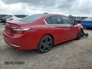 2016 Honda Accord Sport with VIN 1HGCR2F58GA187950, listed as a Copart auction lot 55161315 with 115,860 mi miles and Salvage title. Bid and sale history available at DreamBid. Image 3.