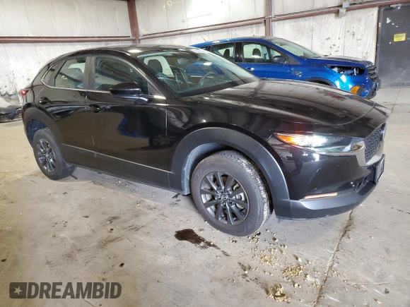 2021 Mazda CX-30 S with VIN 3MVDMBAL2MM207744, listed as a Copart auction lot 55399965 with 49,089 mi miles and Salvage title. Bid and sale history available at DreamBid. Image 4.