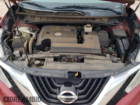 2018 Nissan Murano SL z VIN 5N1AZ2MG0JN125996, wystawiony jako Copart lot #54621635 z przebiegiem 138 144 mil mil oraz Szkoda całkowita • Salvage title. Historia ofert i sprzedaży dostępna na DreamBid. Obrazek 12.
