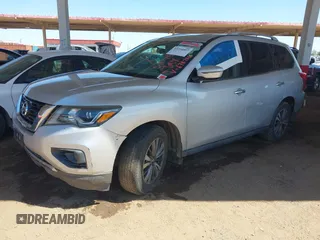 2017 Nissan Pathfinder SV with VIN 5N1DR2MNXHC678706, listed as a IAAI auction lot 42294007 with 136,924 mi miles and . Bid and sale history available at DreamBid. Image 2.