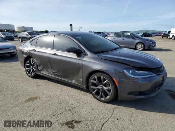 2015 Chrysler 200 S with VIN 1C3CCCBB1FN558153, listed as a Copart auction lot 49737415 with 149,115 mi miles and Salvage Title. Bid and sale history available at carsss.com. Image 4.