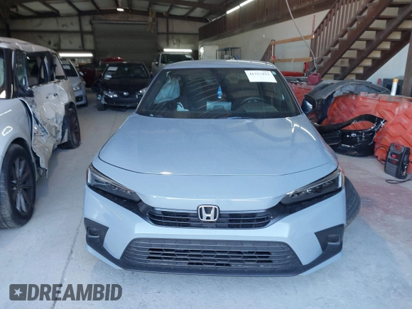 2023 Honda Civic Sedan Sport with VIN 2HGFE2F53PH549919, listed as a IAAI auction lot 41327433 with 14,591 mi miles. Bid and sale history available at carsss.com. Image 11.