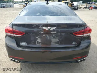 2017 Genesis G80 3.8L with VIN KMHGN4JE6HU168338, listed as a Copart auction lot 69066954 with 151,953 mi miles and Salvage Title. Bid and sale history available at carsss.com. Image 6.