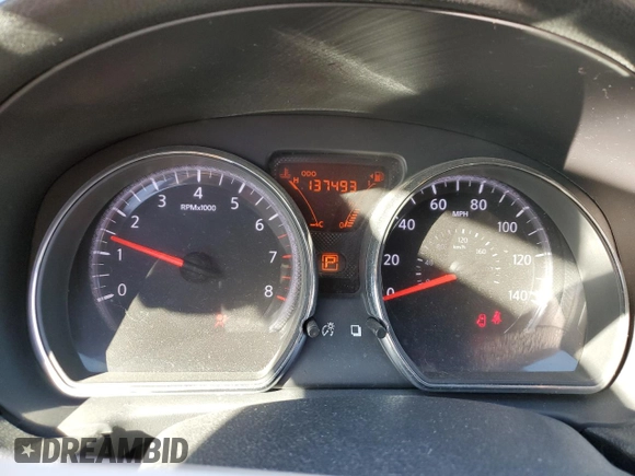 2012 Nissan Versa SV with VIN 3N1CN7AP6CL847182, listed as a Copart auction lot 47076275 with 137,493 mi miles and Salvage Title. Bid and sale history available at carsss.com. Image 9.
