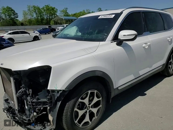2020 Kia Telluride EX with VIN 5XYP34HC3LG041121, listed as a Copart auction lot 52968355 with 95,543 mi miles and Salvage title. Bid and sale history available at DreamBid. Image 12.