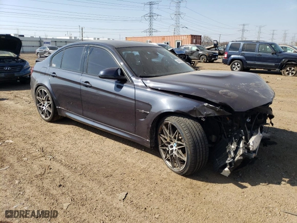 2017 BMW M3 with VIN WBS8M9C51H5G83520, listed as a Copart auction lot 48007903 with 64,393 mi miles. Bid and sale history available at carsss.com. Image 4.