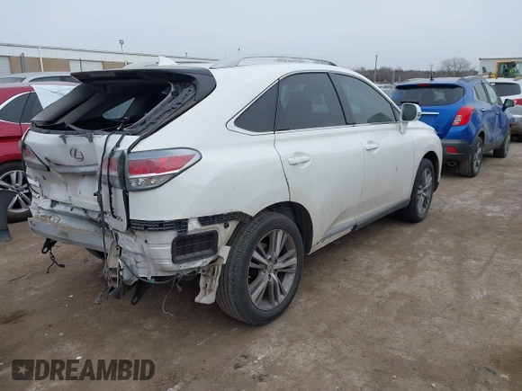 2015 Lexus RX 350 with VIN 2T2ZK1BA2FC164339, listed as a IAAI auction lot 41365120 with Not provided miles and . Bid and sale history available at DreamBid. Image 4.