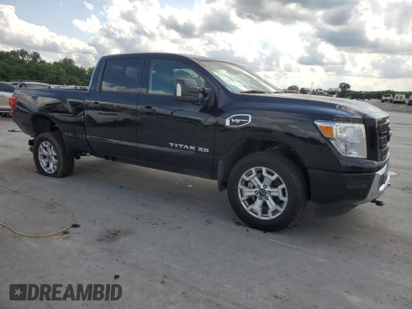 2024 Nissan Titan SV with VIN 1N6AA1FB4RN118355, listed as a Copart auction lot 57669095 with 2,861 mi miles and Salvage title. Bid and sale history available at DreamBid. Image 4.