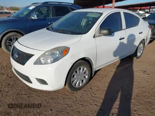 2014 Nissan Versa S Plus with VIN 3N1CN7AP4EL868650, listed as a IAAI auction lot 41604418 with 168,439 mi miles and . Bid and sale history available at DreamBid. Image 2.