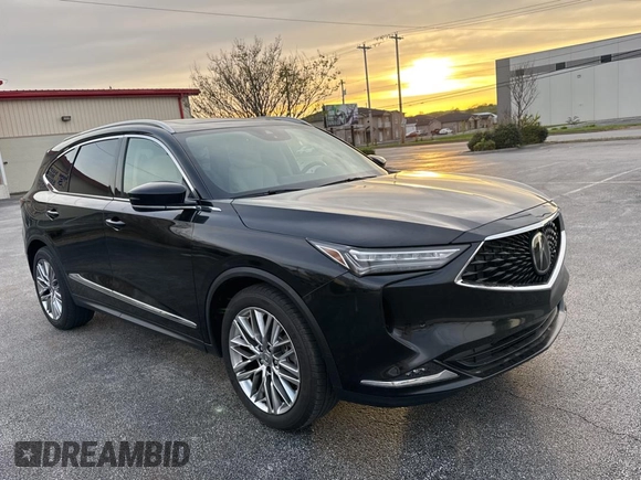 2022 Acura MDX w/Advance Package with VIN 5J8YE1H85NL007733, listed as a Copart auction lot 54273895 with 73,146 mi miles and Salvage Title. Bid and sale history available at carsss.com. Image 1.