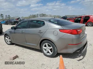 2015 Kia Optima LX with VIN 5XXGM4A77FG497139, listed as a Copart auction lot 49471235 with 163,492 mi miles and Salvage Title. Bid and sale history available at DreamBid. Image 2.