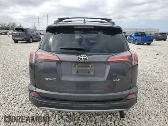 2018 Toyota RAV4 XLE with VIN 2T3WFREV6JW515146, listed as a Copart auction lot 43525825 with 73,257 mi miles and Salvage Title. Bid and sale history available at carsss.com. Image 6.