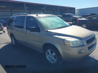 2005 Chevrolet Uplander LT with VIN 1GNDV33LX5D264022, listed as a IAAI auction lot 41671810 with 137,761 mi miles and . Bid and sale history available at DreamBid. Image 1.