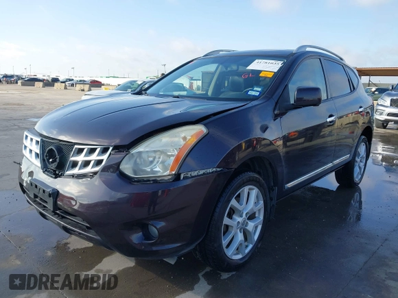 2013 Nissan Rogue S with VIN JN8AS5MT6DW021751, listed as a IAAI auction lot 41781035 with 121,649 mi miles and . Bid and sale history available at DreamBid. Image 19.