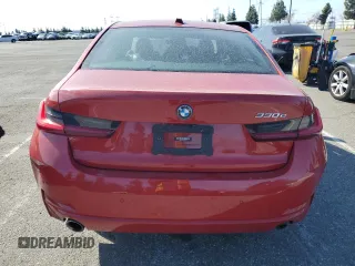 2023 BMW 3 Series 330e with VIN 3MW39FF05P8C84204, listed as a Copart auction lot 47235675 with 35,693 mi miles and Salvage Title. Bid and sale history available at carsss.com. Image 6.