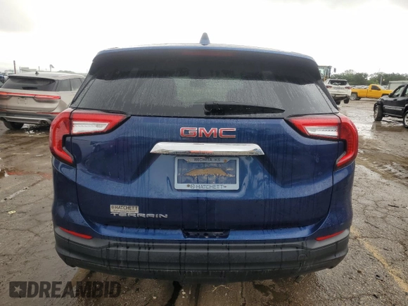 2022 GMC Terrain SLE with VIN 3GKALMEV8NL298044, listed as a Copart auction lot 60679945 with 68,814 mi miles and Salvage title. Bid and sale history available at DreamBid. Image 6.