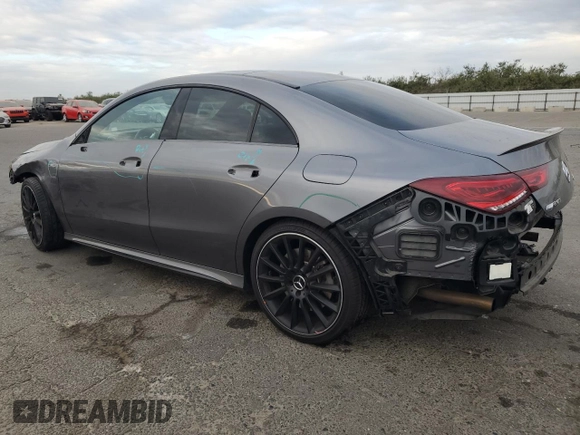 2022 Mercedes-Benz CLA 35 AMG with VIN W1K5J5BBXNN296482, listed as a Copart auction lot 78531904 with 17,786 mi miles and Salvage Title. Bid and sale history available at DreamBid. Image 2.