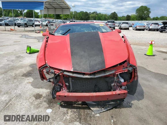 2013 Chevrolet Camaro LT with VIN 2G1FF1E37D9224775, listed as a Copart auction lot 55295635 with 170,300 mi miles and Salvage title. Bid and sale history available at DreamBid. Image 5.