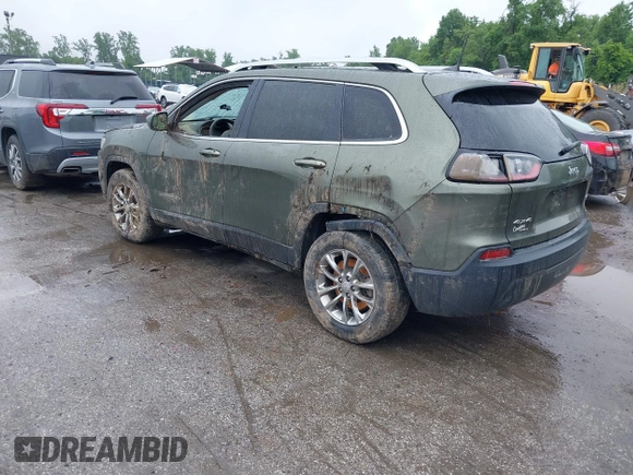 2019 Jeep Cherokee Latitude Plus with VIN 1C4PJMLB0KD169415, listed as a IAAI auction lot 42284888 with Not provided miles and . Bid and sale history available at DreamBid. Image 3.