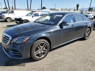 2018 Mercedes-Benz S 560 with VIN WDDUG8DB5JA378761, listed as a Copart auction lot 46141835 with 51,135 mi miles and Salvage Title. Bid and sale history available at carsss.com. Image 1.