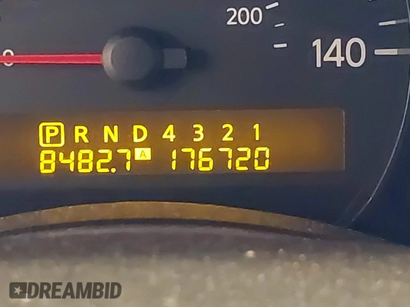 2007 Nissan Titan XE with VIN 1N6BA07A57N233449, listed as a IAAI auction lot 41381833 with 176,720 mi miles. Bid and sale history available at carsss.com. Image 7.