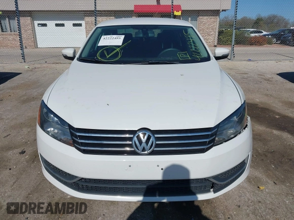 2013 Volkswagen Passat Wolfsburg Edition with VIN 1VWAH7A36DC099987, listed as a IAAI auction lot 42222485 with 106,318 mi miles and . Bid and sale history available at DreamBid. Image 15.