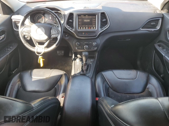2019 Jeep Cherokee Trailhawk with VIN 1C4PJMBX2KD147090, listed as a Copart auction lot 52435815 with 101,043 mi miles and Salvage Title. Bid and sale history available at DreamBid. Image 8.