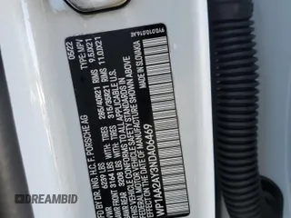 2022 Porsche Cayenne with VIN WP1AA2AY3NDA06469, listed as a Copart auction lot 41772405 with 13,581 mi miles and Salvage title. Bid and sale history available at DreamBid. Image 13.